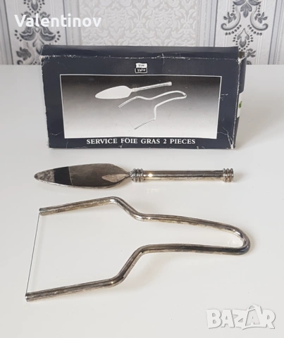 Старинен комплект за гъши дроб и стриди