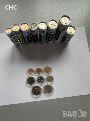 Нови монети 1, 2 и 5 стотинки 2000 година, 10,20, 50 ст. 1999 г., 1 и 2 лева 2002 и 2005 г., снимка 2 - Нумизматика и бонистика - 53053427