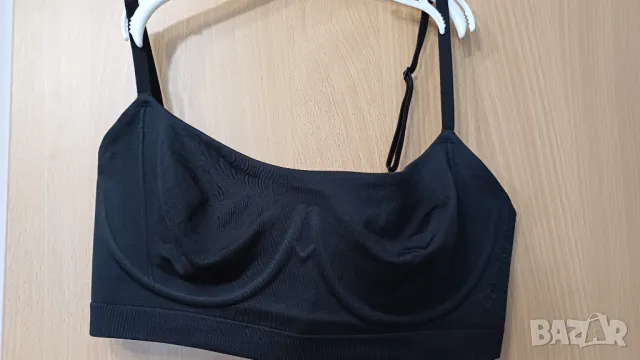 Черен сутиен Calvin Klein Без банели. М, снимка 10 - Бельо - 49148165