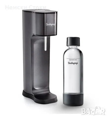 Машина за сода Sodapop Joy Prestige, 2 стъклени бутилки и CO2 цилиндър