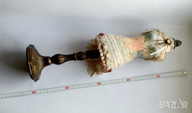 50см манекен, форма на рокля, ръчно декорирана, снимка 6 - Декорация за дома - 43353612