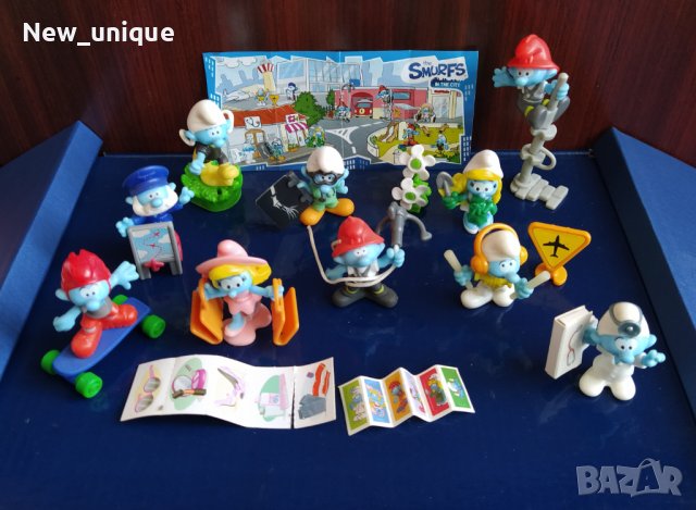 Киндер играчки от серията "Смърфовете в града" от 2018 г., снимка 5 - Колекции - 43791768