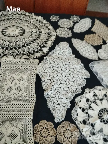 Красиви плетени покривки , едновремешни, снимка 14 - Антикварни и старинни предмети - 50431446