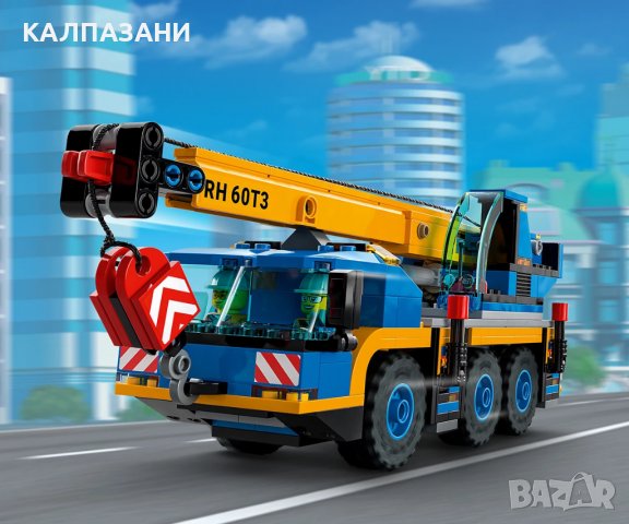 LEGO® City Great Vehicles 60324 - Подвижен кран, снимка 6 - Конструктори - 38927976