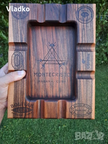 Дървен пепелник за пури , снимка 16 - Други - 36695379