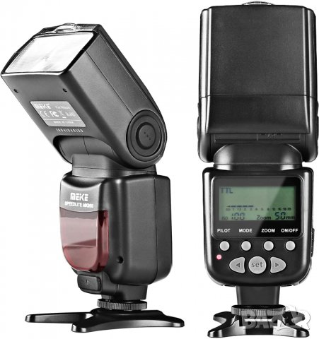 Светкавица E-TTL, TTL Светкавица за Canon 1300D, EOS 5D II 6D, 7D, 50D, 60D, 70D 550D 600D 650D 700D, снимка 1 - Светкавици, студийно осветление - 33522036