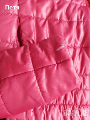 Дамско зимно яке цвят диня, снимка 4 - Якета - 53456300