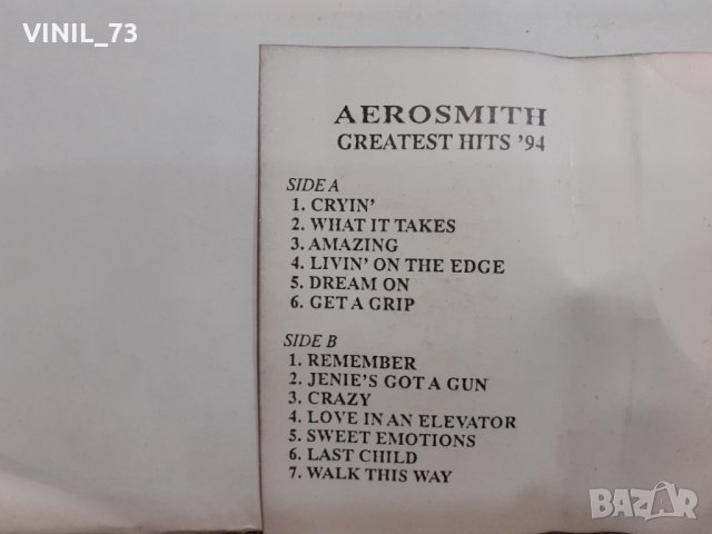 Aerosmith  – Greatest Hits 94 , снимка 4 - Аудио касети - 32296597