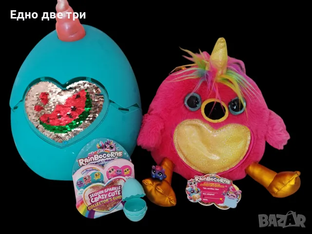 RainBocoRns Изненада с пайети Голямо яйце с играчки., снимка 2 - Образователни игри - 48718592