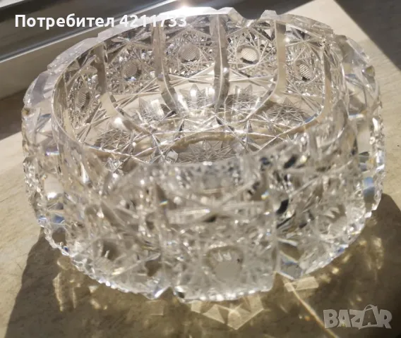 кристален пепелник НОВО, снимка 3 - Декорация за дома - 49907620