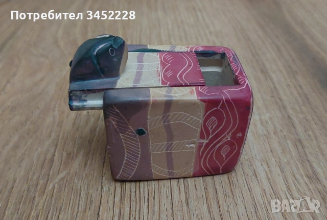 кутийка ръчно изработена от минерал за ценители , снимка 5 - Антикварни и старинни предмети - 52346337