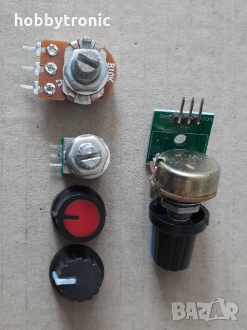 Потенциометри 1K, 2K, 5K, 10K, 20K, 50K, 100K, 250K, 500K, снимка 3 - Друга електроника - 33145344