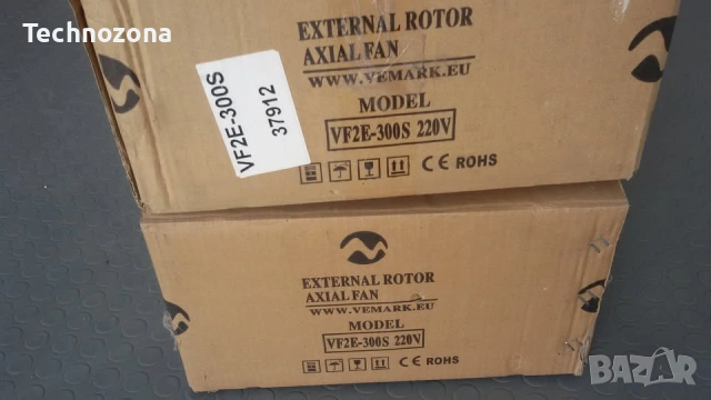 Вентилатор, промишлен, аксиален, Вентилатор, промишлен, аксиален, VF2E-300S, Ф300mm, 220VAC, 190W, 3