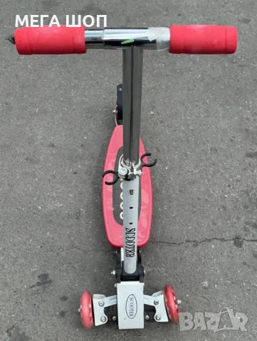 Детски скутер с възможност за регулиране на височината и светещи колелета, снимка 12 - Детски велосипеди, триколки и коли - 50173482