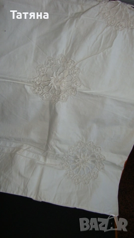 Чаршафи кенар АВТЕНТИЧНИ и калъфка, снимка 6 - Покривки за легло - 50215418