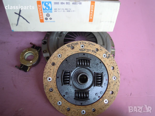 Комплект съединител Sachs за Ауди 50, Фолксваген Голф, Дерби, Джета, Поло и Сироко / AUDI, VW, снимка 2 - Части - 51040210