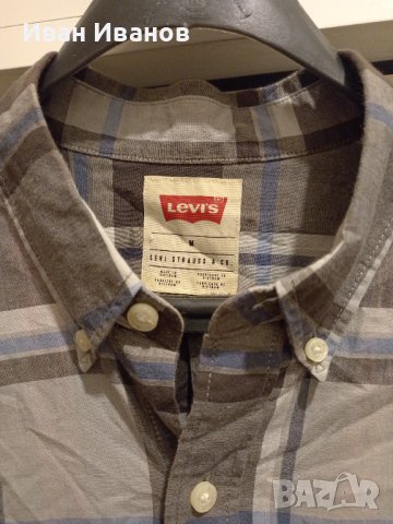 Оригинална риза с къс ръкав Levi's - размер М - 10лв, снимка 2 - Ризи - 43010670