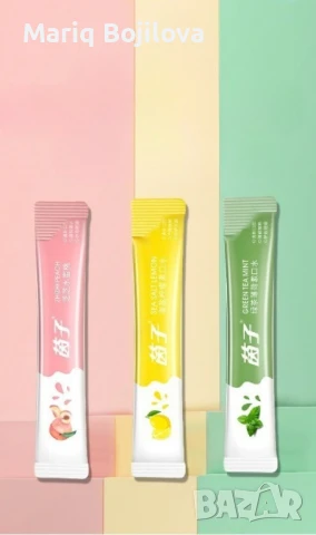 Кутия от 20 броя еднократна вода за уста, снимка 1