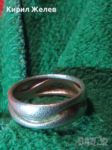 КРАСИВО ОРНАМЕНТИРАН АНГЛИЙСКИ СРЕБЪРЕН ВИНТИДЖ ПРЪСТЕН СРЕБРО 925 РЪЧНА ИЗРАБОТКА Тип ХАЛКА 40166, снимка 16 - Пръстени - 42795324