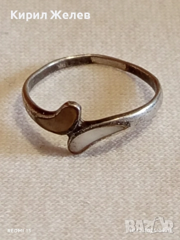 Артистичен арт нуво стил сребърен пръстен стилен 18171, снимка 5 - Пръстени - 52717655