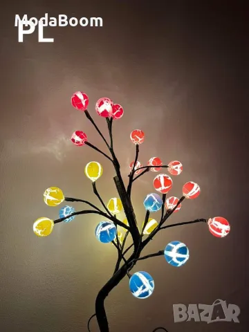 Светещо Коледно дърво 50см