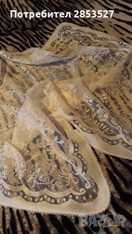 Бяло  нежно Каре, снимка 2 - Покривки за маси - 32264018