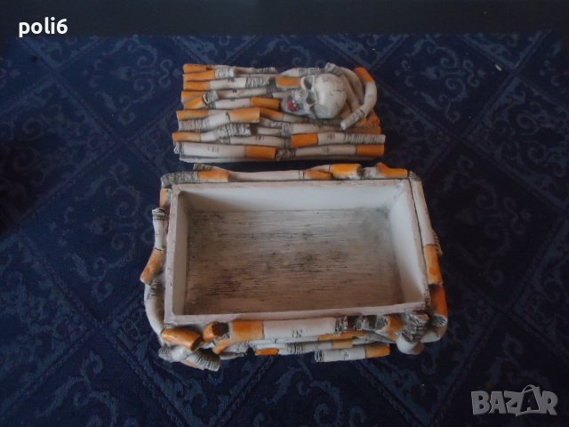 кутия за цигари с череп, снимка 5 - Други - 39334157