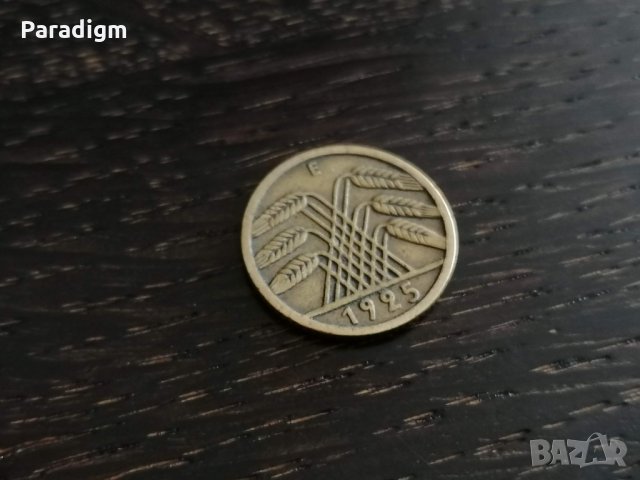 Райх монета - Германия - 5 пфенига | 1925г.; серия E, снимка 2 - Нумизматика и бонистика - 26947910