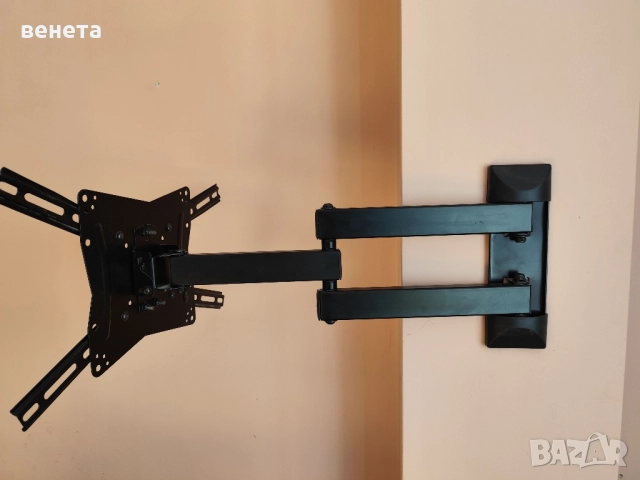Стойка за стена за телевизор 43 инча , снимка 3 - Стойки, 3D очила, аксесоари - 51584699