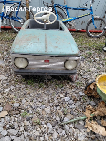 Количка с педали Москвич, снимка 4 - Колекции - 53470460