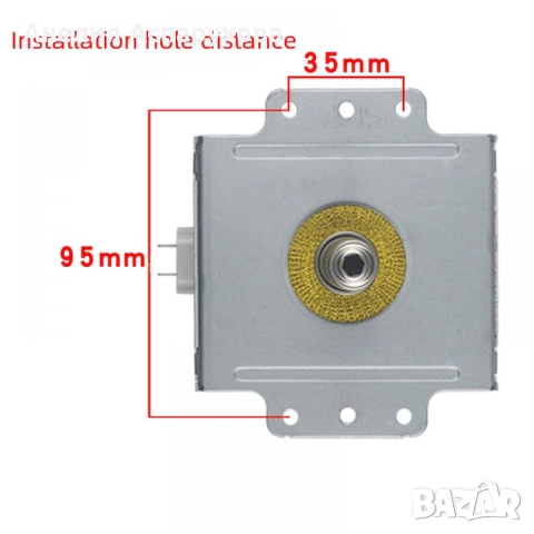 Магнетрон за микровълнова фурна Midea, WITOL 2M219J, магнитно управление, електронни лампи, снимка 6 - Други - 51534855