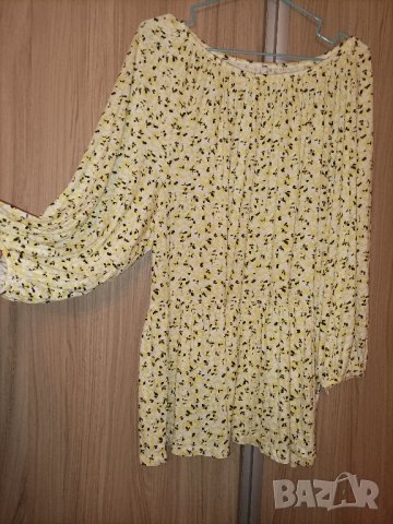 Макси флорална блуза , снимка 3 - Блузи с дълъг ръкав и пуловери - 43143615