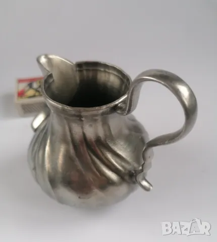 Каничка пютър Германия 1762, снимка 6 - Прибори за хранене, готвене и сервиране - 47875184