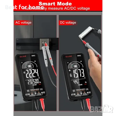 Цифров мултицет QLUUE DM3, снимка 7 - Други инструменти - 47467481