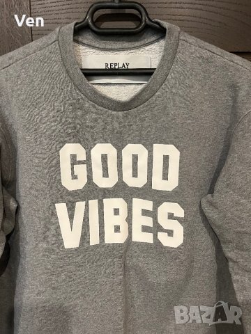 Replay Good Vibes оригинална спортна блуза , снимка 4 - Суичъри - 43037356
