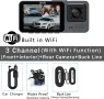 WiFi видео регистратор DVR  с 3 камери Dash Cam от Smars, снимка 6