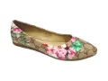 Дамски обувки тип пантофка с цветя/промоция, снимка 2