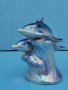 Порцеланова статуетка - делфини, снимка 1