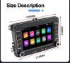 Мултимедия за VW / Seat / Skoda / 2Din 7-инчa *Android|Carplay | Bluetooth |GPS навигация | Bluetoot, снимка 18