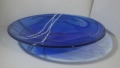 Kosta Boda Contrast Blue Dish 356 mm чиния на Коста Бода, снимка 9