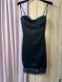 Черна дамска рокля с дантела, снимка 1 - Рокли - 39304640