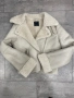 Бежово двулицево яке Bershka XS, снимка 4