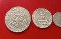 Half-D,Quarter-D&Dime-D,USA-1964г..Сребро!, снимка 4