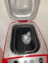 Хлебопекарна две бъркалки, бял-червен 800W, снимка 3
