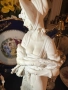 Capodimonte Italy  Circa 1987 автор  Bruno Merli - “ Дамата в бяло” невероятно красива  млада дама , снимка 14