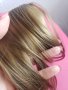 Тъмно рус бретон на кичури синтетичен, снимка 1 - Аксесоари за коса - 39921014