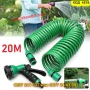 Спираловиден градински маркуч 20 м + пистолет - КОД 4519, снимка 1