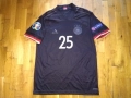 Германия 2020-22 №25 Томас Мюлер футб. тениска гости маркова на Адидас с баджове размер М като нова, снимка 1