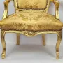 Кресло барок голд, снимка 6