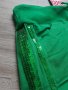 НОВИ къси зелени памучни панталонки с пайети на намаление, снимка 2